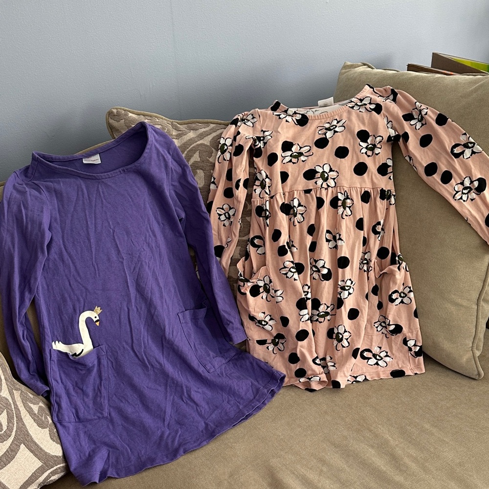 Hanna Andersson Purple and Pink Kids Casual Dresses